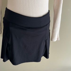 Black tennis skirt